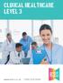 Clinical Healthcare LEVEL 3
