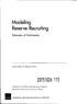 Modeling. Reserve Recruiting 20( Estimates of Enlistments. Jeremy Arkes, M. Rebecca Kilburn