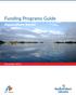 Funding Programs Guide. Aquaculture Sector