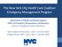 The New York City Health Care Coalition Emergency Management Program