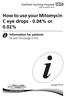 How to use your Mitomycin C eye drops % or 0.02%
