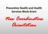 Preventive Health and Health Services Block Grant. New Coordinators Orientation