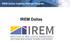 IREM Dallas Industry Partner Program. IREM Dallas
