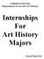 Oakland University Department of Art and Art History. Internships For Art History Majors