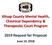 Kitsap County Mental Health, Chemical Dependency & Therapeutic Court Program Request for Proposal. June 14, 2018