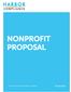 NONPROFIT PROPOSAL. Prices and services are subject to change.