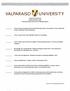 Valparaiso University Student Health Center lmmunotherapy Check List for Allergy patients