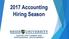 2017 Accounting Hiring Season
