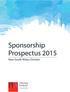 Sponsorship Prospectus New South Wales Division