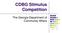 CDBG Stimulus Competition. Community Affairs