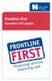 Frontline First. November 2011 update