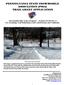 PENNSYLVANIA STATE SNOWMOBILE ASSOCIATION (PSSA) TRAIL GRANT APPLICATION
