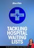 TACKLING HOSPITAL WAITING LISTS. Sinn Féin Spokesperson on Health, Louise O Reilly TD