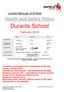 London Borough of Enfield. Health and Safety Policy. Durants School. February Name Signature Date. Prepared by: Paul Bishop Sept 2013
