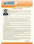 IEEE. India Info. Chairman's Message. Kasi Rajgopal IEEE India Council News Letter. Vol. 5 Number 7 July 2010