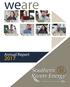 weare PROVIDERS PARTNERS RELIABLE YOUR SRE Annual Report