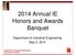 2014 Annual IE Honors and Awards Banquet