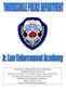 Thomasville Police Department Jr. Law Enforcement Academy Welcome and Introduction