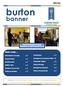 burton banner What s Inside Activity Professional s Week Resident and Staff Volleyball Game Nursing News p. 4 Administrator s Message p.