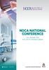 NOCA NATIONAL CONFERENCE