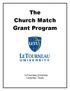 The Church Match Grant Program