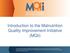 Introduction to the Malnutrition Quality Improvement Initiative (MQii)