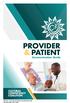 PROVIDER & PATIENT. Communication Guide CULTURAL COMPETENCY COALITION. QB C3 Provider and Patient Communication Guide Document Date: 05/27/2016