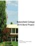 Bakersfield College 2016 Bond Project