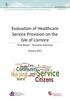 Evaluation of Healthcare Service Provision on the Isle of Lismore