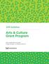 Arts & Culture Grant Program