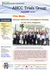 AHCC Trials Group. The Buzz. Contents. Newsletter Jan AHCC06 (SIRveNIB) Investigator s Meeting 16 Nov 2012, Singapore.