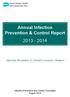 Annual Infection Prevention & Control Report Infection Prevention & Control is everyone s business
