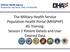The Military Health Service Population Health Portal (MHSPHP) 4G Training: Session 2 Patient Details and User Entered Data