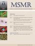 Malaria Issue MEDICAL SURVEILLANCE MONTHLY REPORT JANUARY 2013