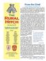 Rural Hitch. The. From the Chief Chief Coordinator Jon Goldman, RPL. A publication of Lakes Region Mutual Fire Aid Association