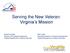Serving the New Veteran: Virginia s Mission