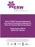 ERW Financial Statements and Annual Governance Statement & Financial Monitoring Report. Chief Finance Officer (ERW S151 Officer)