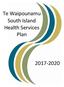Te Waipounamu South Island Health Services Plan