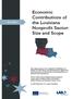 Economic Contributions of the Louisiana Nonprofit Sector: Size and Scope