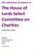 The House of Lords Select Committee on Charities