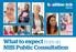 What to expect from an NHS Public Consultation