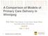 A Comparison of Models of Primary Care Delivery in Winnipeg