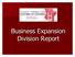 Business Expansion Division Report