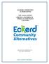 ECKERD COMMUNITY ALTERNATIVES CBC LEAD AGENCY SERVING CHILDREN IN PINELLAS AND PASCO COUNTIES