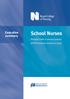 Executive summary. School Nurses. Results from a census survey of RCN school nurses in 2005