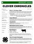CLOVER CHRONICLES. Beef Weigh-In Saturday, December 2 9:30 a.m. - 11:00 a.m. Isabella County Fairgrounds
