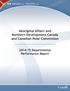 Aboriginal Affairs and Northern Development Canada and Canadian Polar Commission Departmental Performance Report
