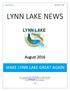 September 1, 2016 LYNN LAKE NEWS August /10