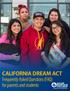 CALIFORNIA DREAM ACT