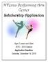 N Ferno Performing Arts Center Scholarship Application